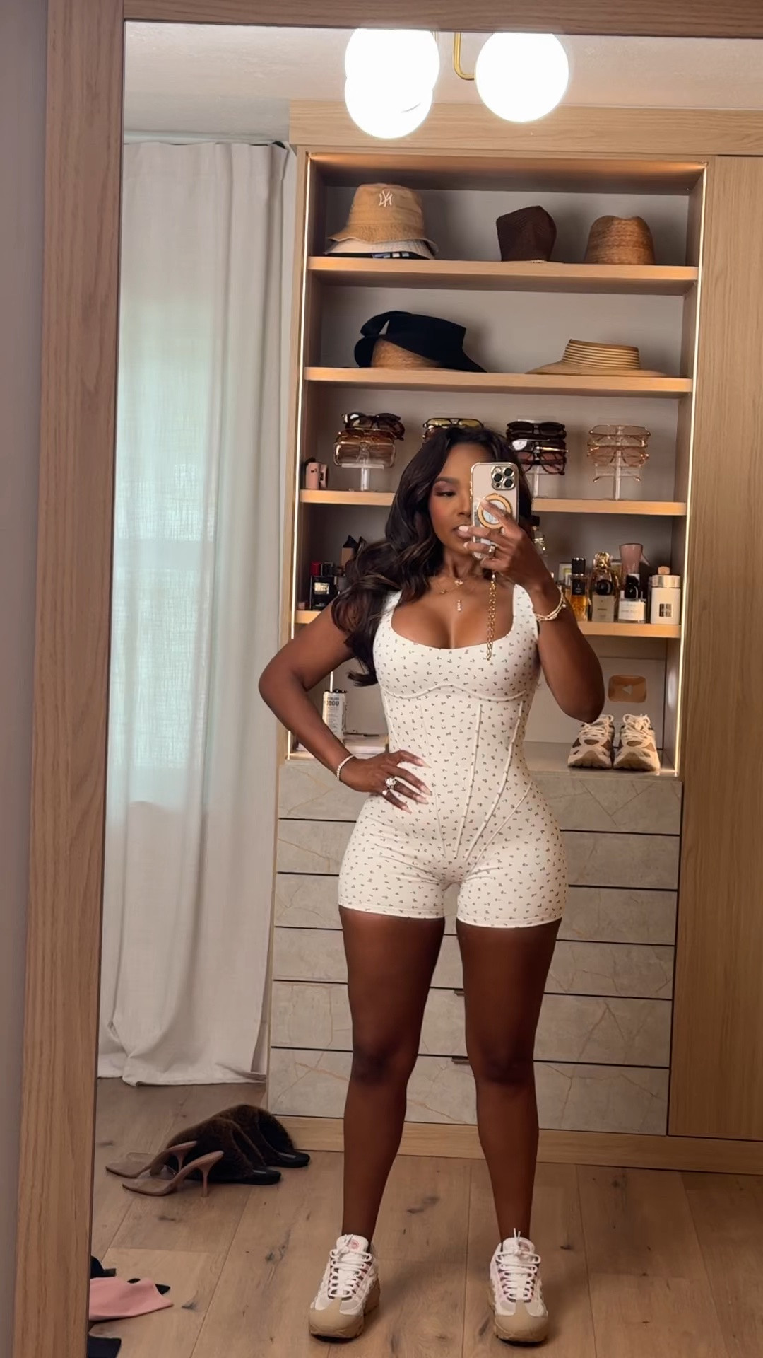 Hi Babes! 🤍✨

The romper that's making getting dressed SO easy this summer! This one is flattering, comfortable, and perfect for everything from errands to travel days, coffee runs, or a casual brunch.

✨ Wearing a size Small
✨ 5'4" | 140 lbs
✨ Paired with my favorite sneakers for the cutest everyday look

Everything is linked below!

xx Kira | IG: KirasFashionFinds