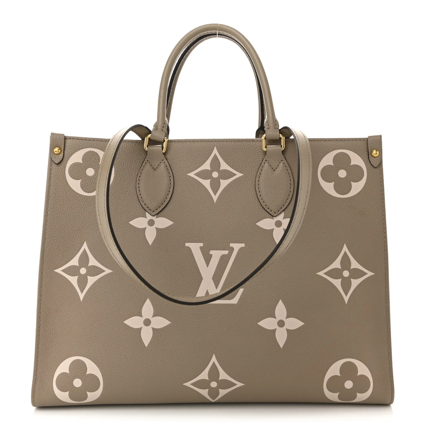 Empreinte Monogram Giant Onthego MM Tourterelle Creme | FASHIONPHILE (US)