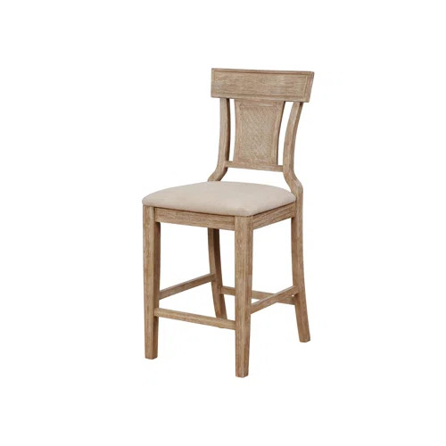 Juliette Solid Wood Upholstered Bar & Counter Stool | Wayfair North America