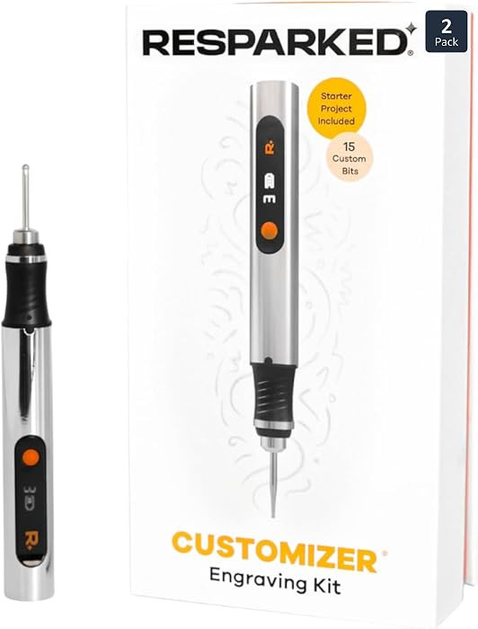 Customizer™ Special Edition Engraving Kit – DIY Starter Set with Engraving Pen, Bits & Materi... | Amazon (US)