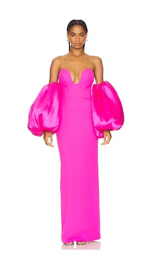 Karina Maxi Dress in Pink Maxi Dress | Hot Pink Dress | Pink Dress Wedding  | Revolve Clothing (Global)