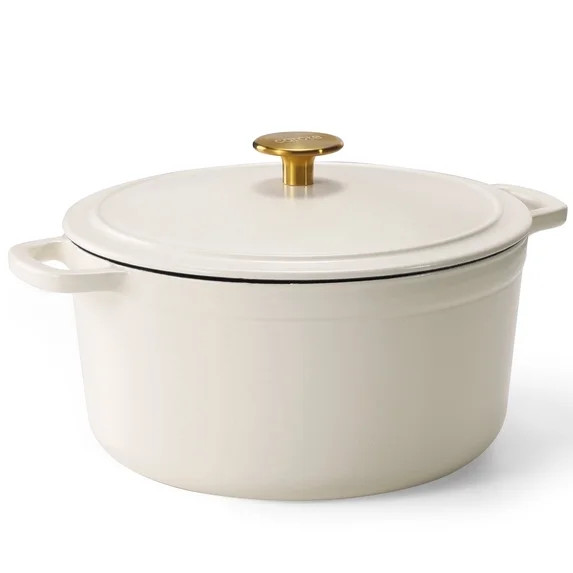 Hero image 0 of Carote 4.5QT Enamel Cast Iron Dutch Oven, 9.5 Inch Round Soup Pot with Lid, Induc... | Walmart (US)