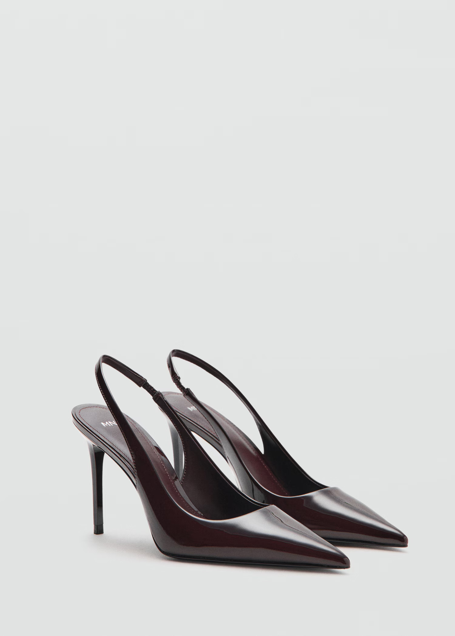 Patent leather heel shoes | MANGO (UK)