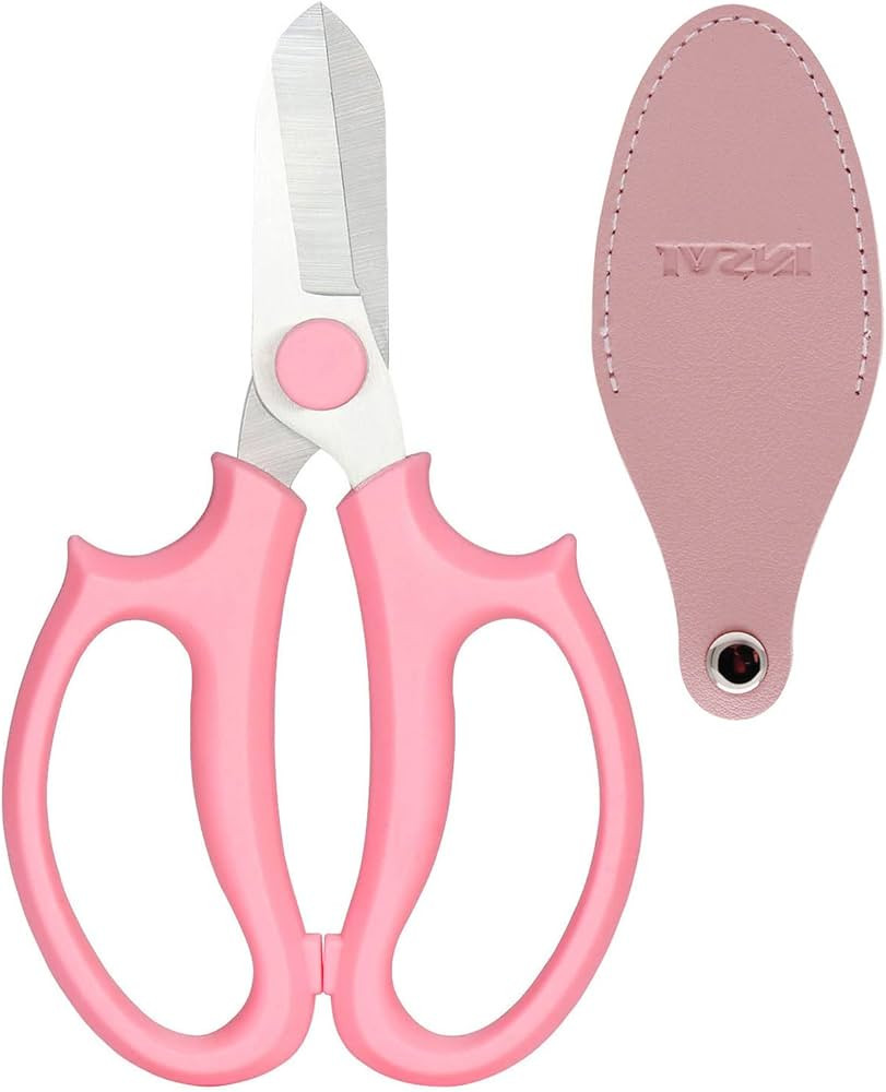 Jasni Garden Pruning Shears Scissors with Comfort Grip Handle, Premium Steel Professional Floral ... | Amazon (US)