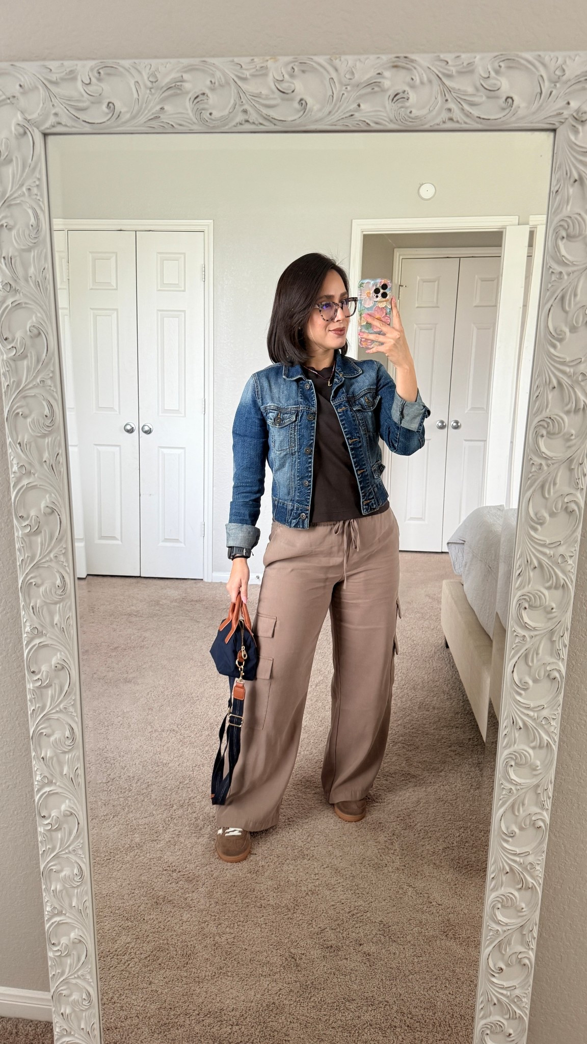 Realistic everyday mom outfits. All brown outfit. Monochromatic. Petite and curvy 

#LTKPetite #LTKmomlife #LTKootd