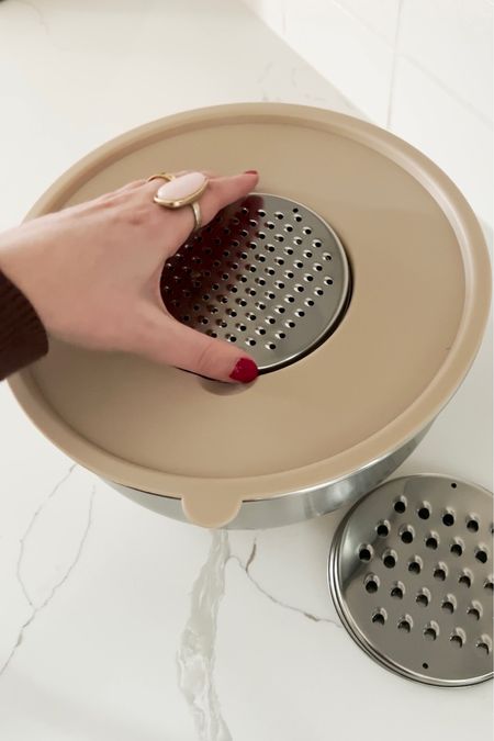 Amazon kitchen find - set of 5 non-slip mixing bowls with grater attachments. The lid also doubles as a splash guard! 

Kitchen, kitchen finds, cooking, amazon finds, Amazon, Amazon home 

#LTKhome #LTKunder50