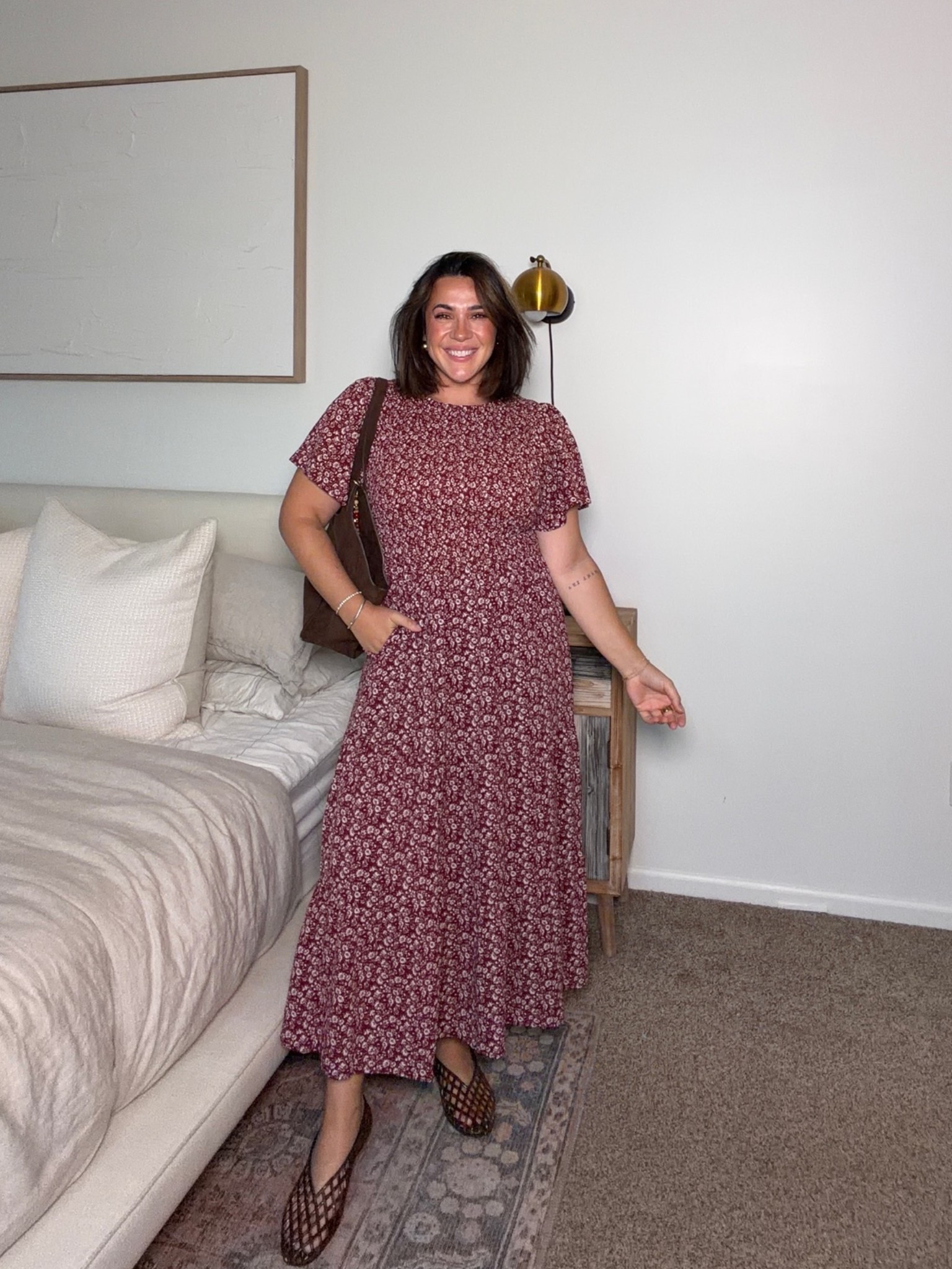 Fall dress with sleeves! Perfect workwear/teacher dresses or family photo outfits. I did a size L in all / my normal size is 10! I’m 5’5.

#LTKMidsize #LTKWorkwear #LTKSeasonal