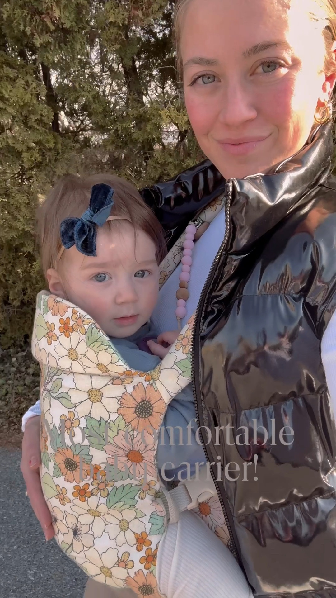 The most comfortable baby carrier I have used by far!! It can be worn on your back or in the front & holds babies up to 45lbs. They also have so many great patterns & solid colors. 

#LTKBump #LTKBaby #LTKSpringSale