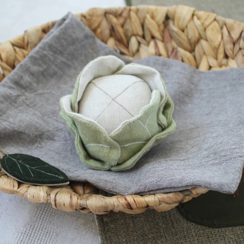 Vegetables set play food, Linen vegetables for children's kitchen, set of 6  Eco-friendly toys, T... | Etsy (US)