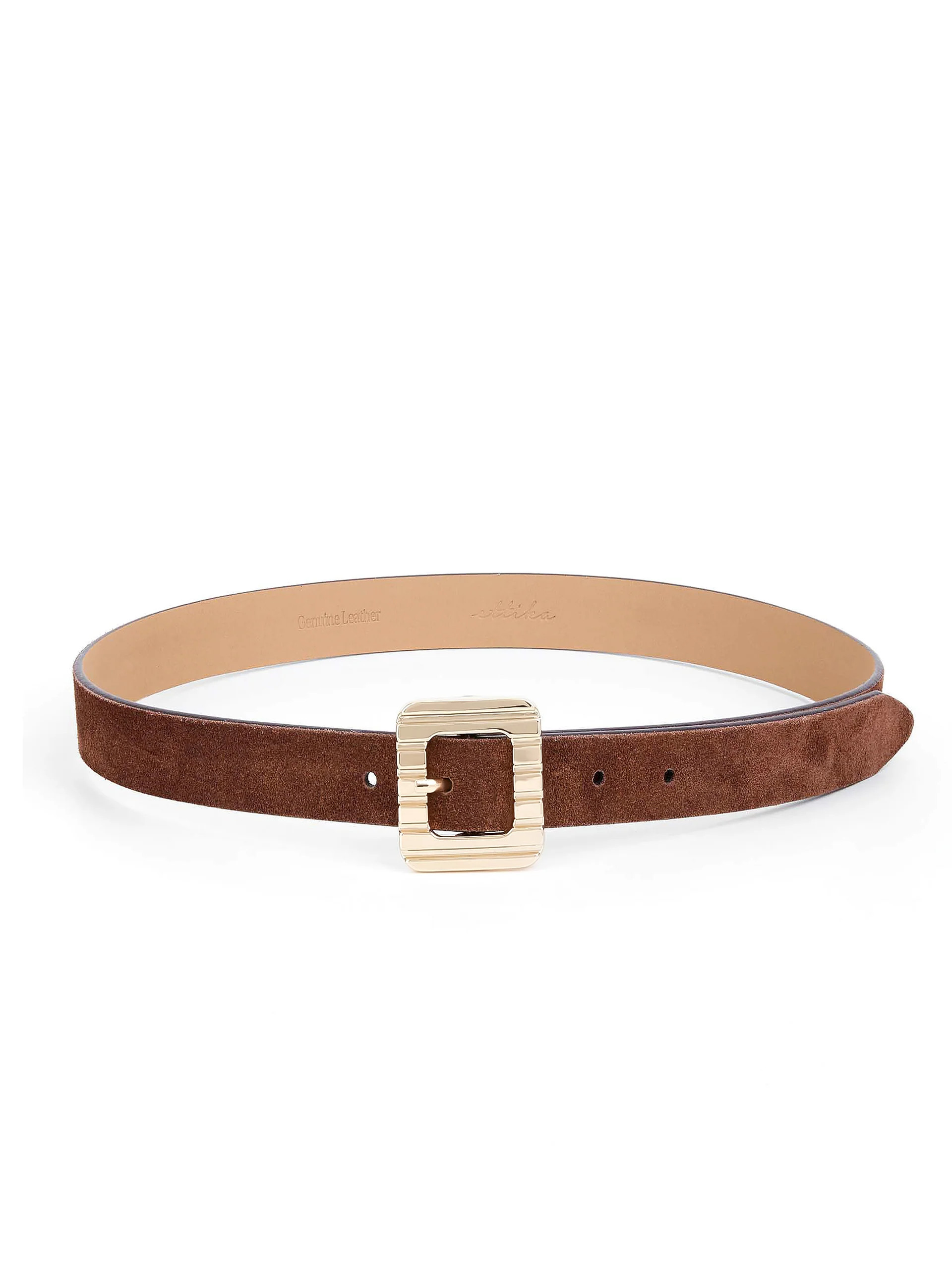 Timeless Texture Belt in Warm Truffle | Ettika