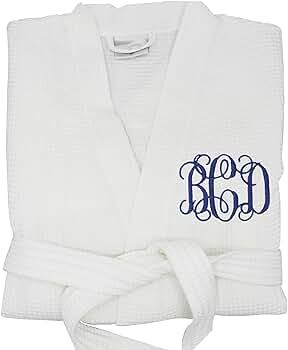 Personalized Waffle Bridesmaid Kimono Robe - Wedding Bridal Party Robes - Women's Bathrobe - Cust... | Amazon (US)