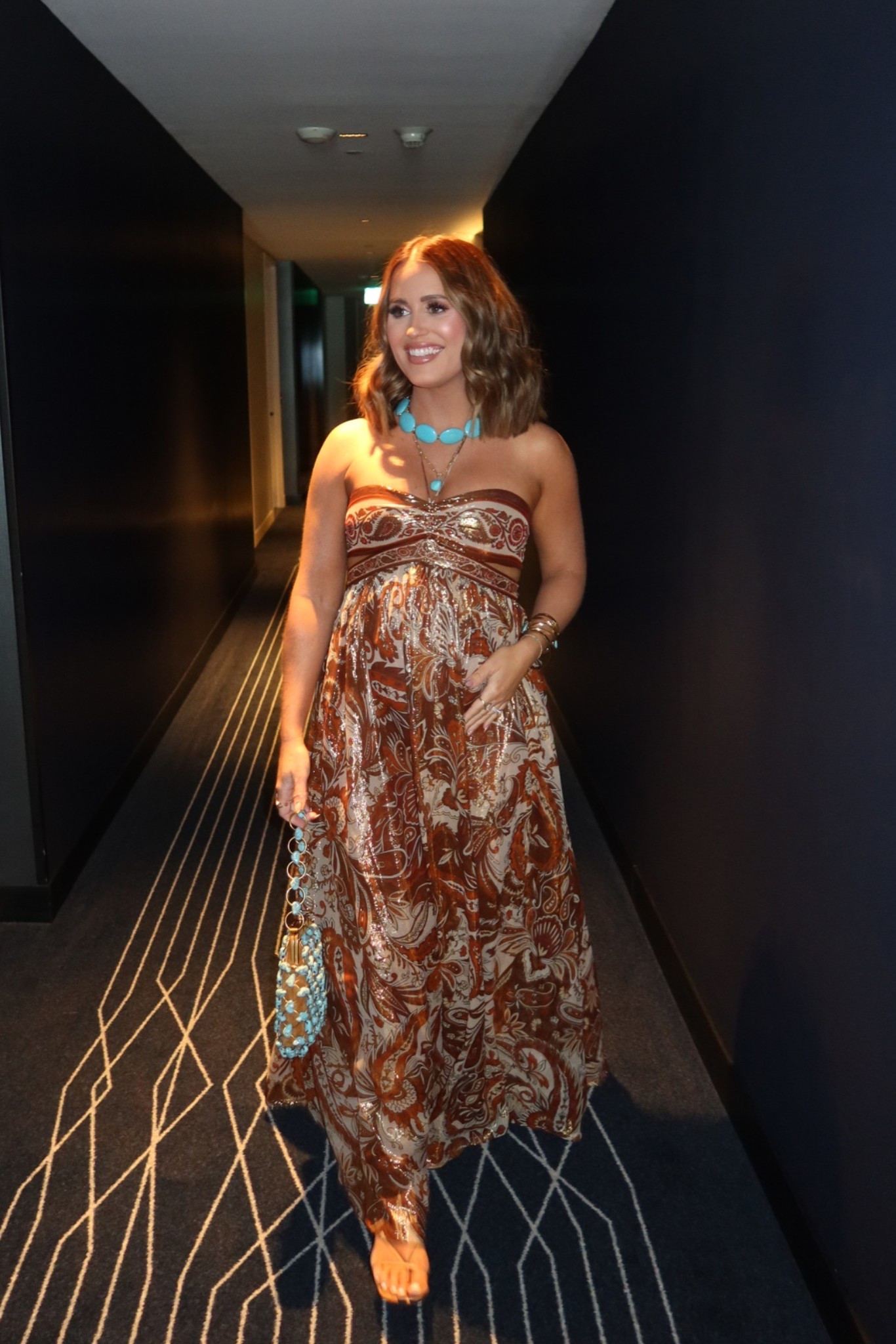 What I wore to a western-inspired charity event! This dress was a major splurge, but it was a very big night and special occasion. Wearing a small - I didn’t wear a bra and it worked fine! Added fun accessories (linked) to bring the look together. 

*currently 24 weeks pregnant  

Charity event, paisley dress, maxi dress, formal dress, western, bump friendly, maternity

#LTKgrwm #LTKootd #LTKBump