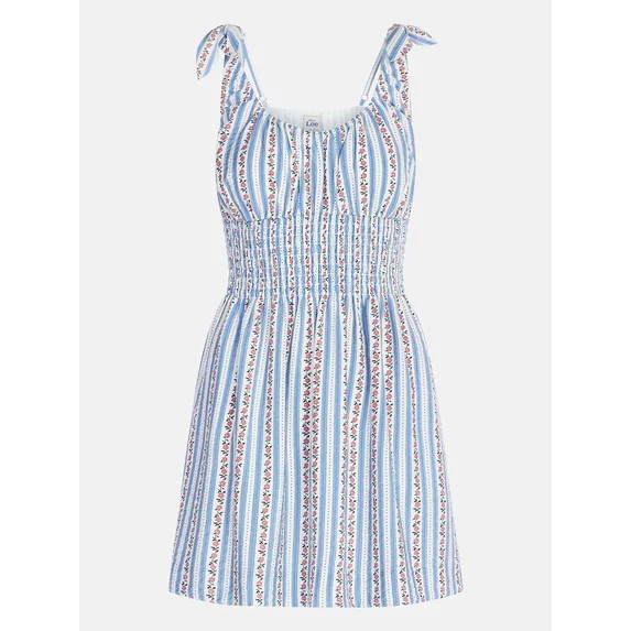 Kacey Lee Women's Smocked Mini Dress, Sizes XS-XXL | Walmart (US)