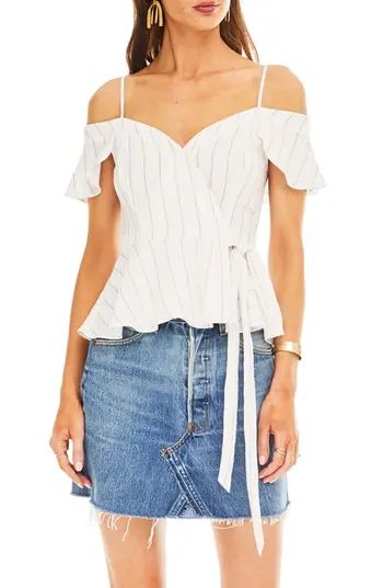 Women's Astr The Label Carly Cold Shoulder Top | Nordstrom