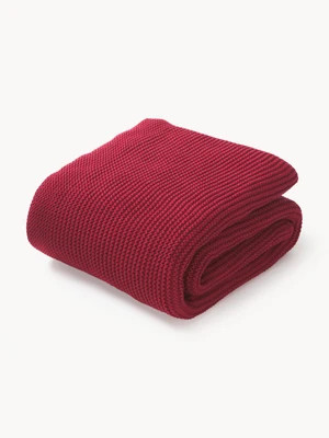 Organic Cotton Knitted Blanket Adalyn | Westwing UK