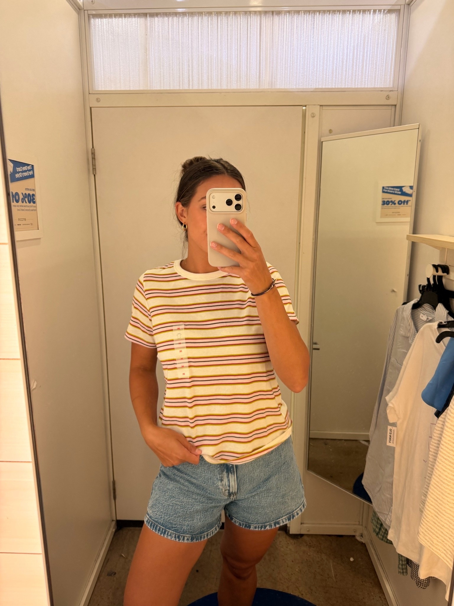 Stripe tee on sale at old navy wearing size M

#LTKU #LTKSaleAlert #LTKootd