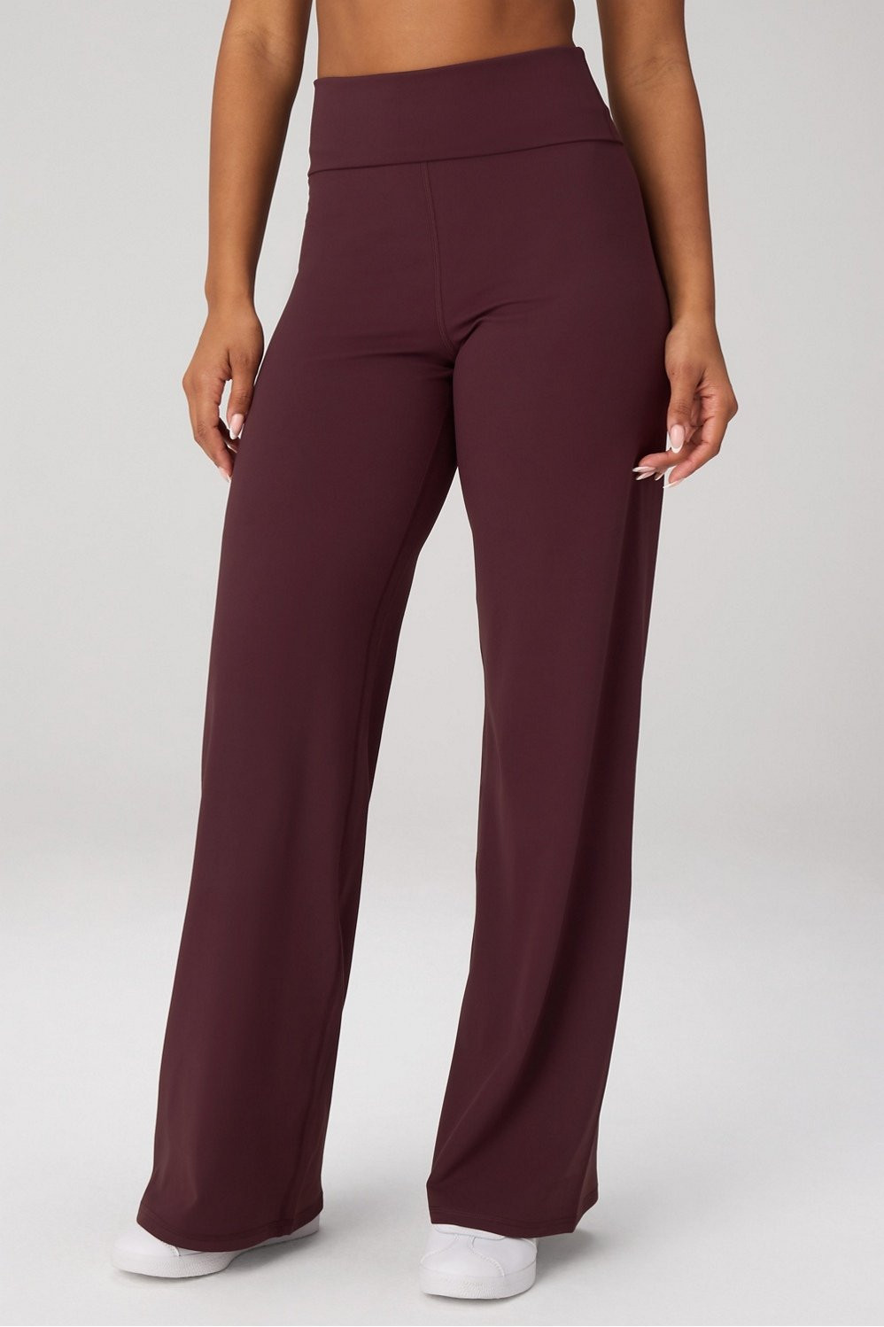 PureLuxe Foldover Straight Leg Pant | Fabletics