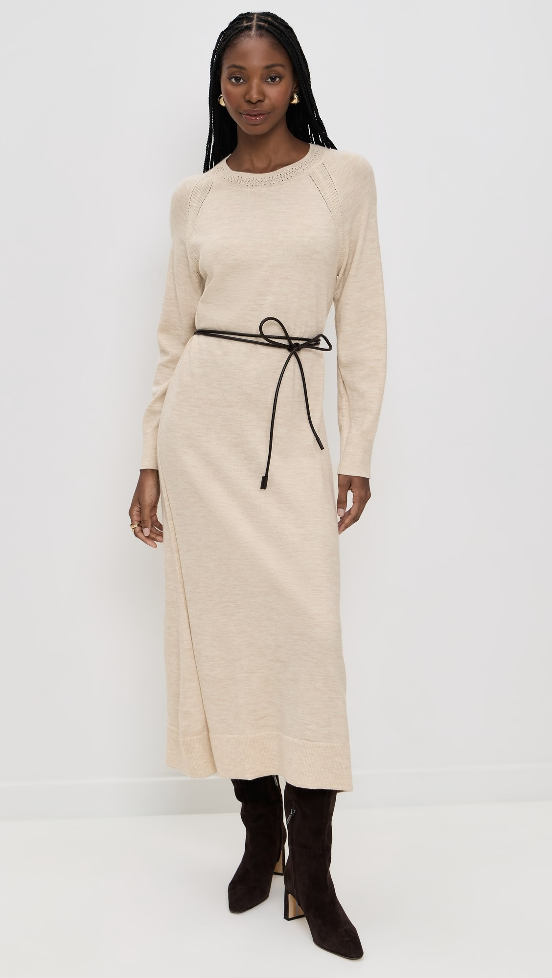 Loren Long Belted Dress | Shopbop
