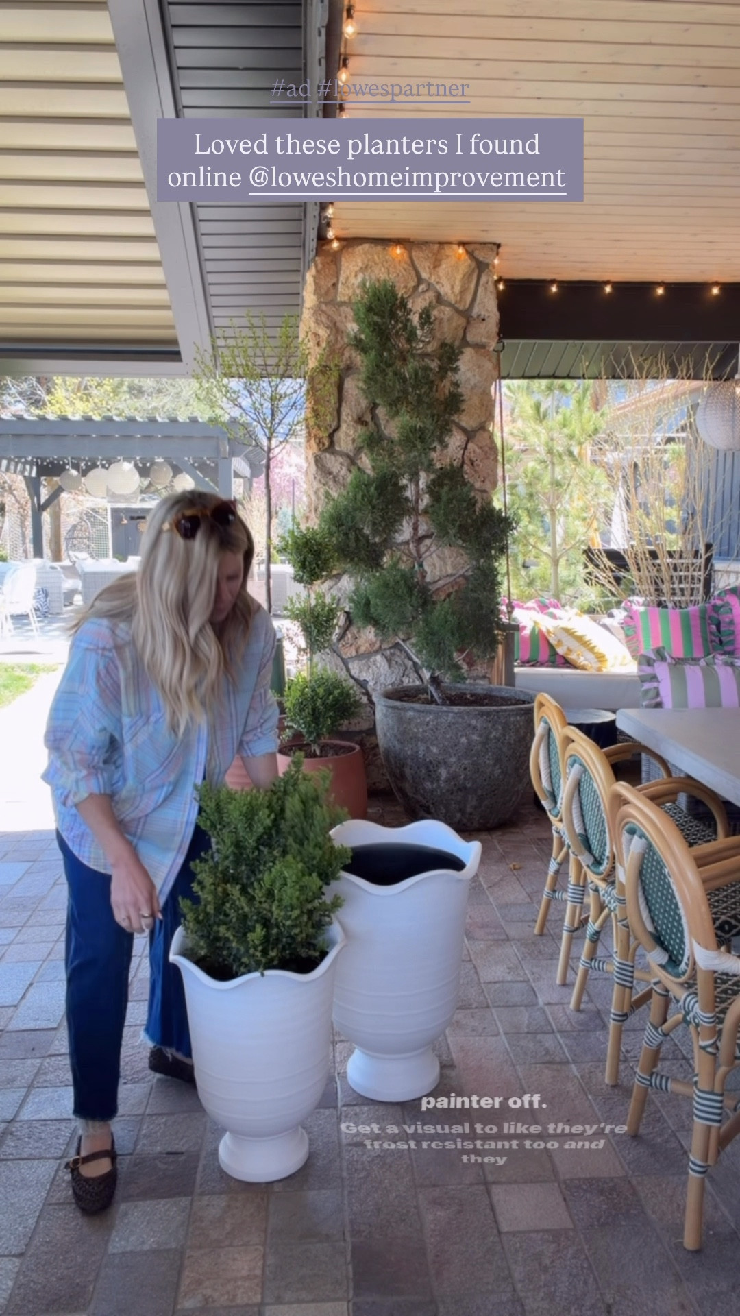 #ad Outdoor finds @loweshomeimprovement
#LowesPartner