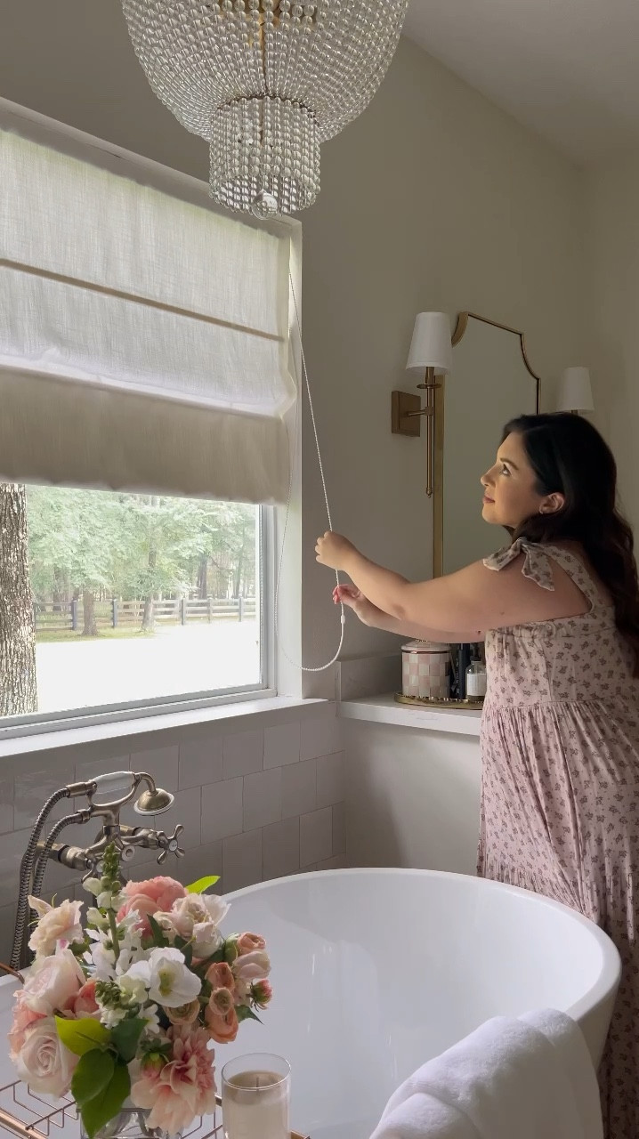 Are you looking to add a touch of modern glamour to your small bathroom? Start by adding gold-finished faucets and handles for a stylish and modern look. Wall-mounted lighting fixtures in gold and white offer a bright and modern look and can be easily adjusted to create the perfect ambiance. Incorporate wall-mounted sconces and hanging chandeliers to brighten up the room and create a contemporary feel. Choose a white or gold-finished vanity to add a touch of glamour to the room. Match the fixtures to the other accents in the room, such as the shower curtain, hardware or wall art, to create a cohesive look. A gold-framed mirror can add a touch of sophistication and shine. Finally, incorporate storage options that feature both open and closed shelving to maximize space. For an added statement piece, add a freestanding tub or a statement waterfall showerhead. With these easy updates, you can achieve a modern white and gold small bathroom remodel that will be the envy of your guests.

#LTKVideo #LTKHome