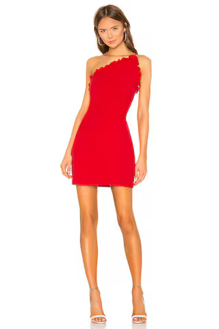 superdown Elizabeth One Shoulder Dress in Red from Revolve.com | Revolve Clothing (Global)