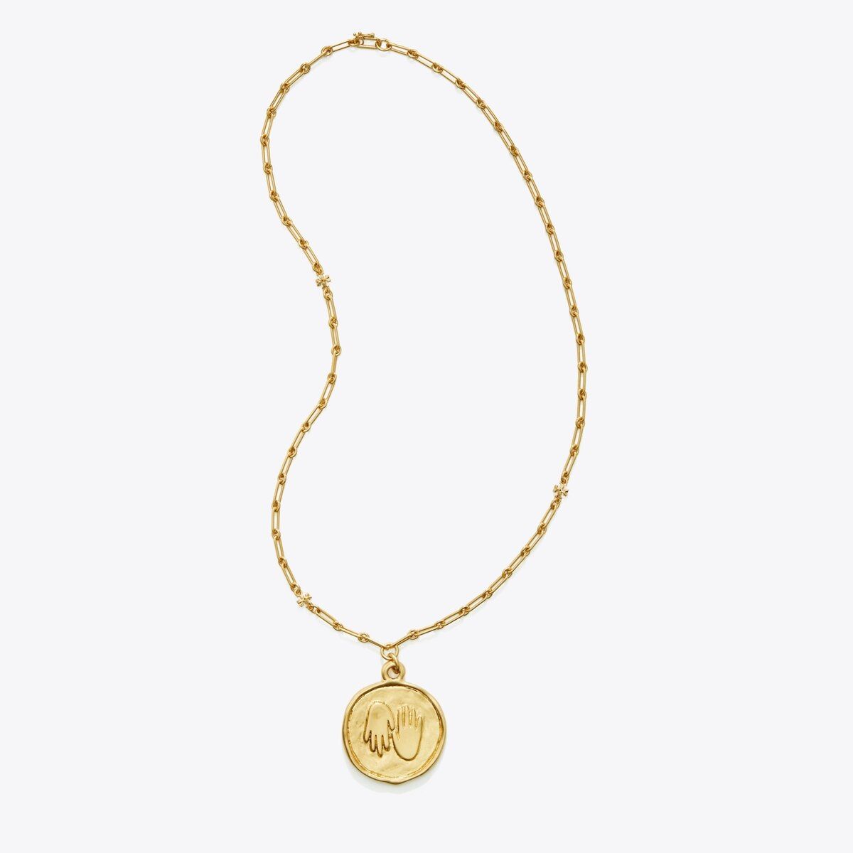 ROXANNE CHAIN MEDALLION NECKLACE | Tory Burch (US)