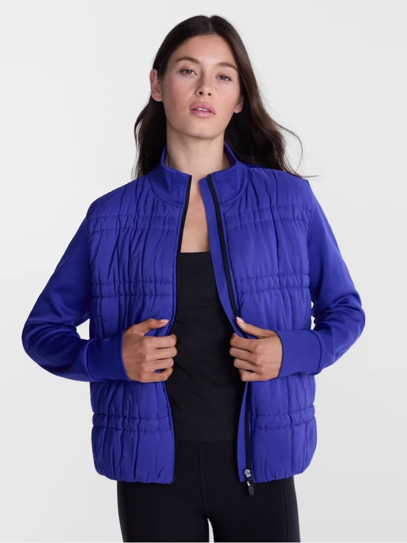 Avia Women's Hybrid Jacket with Long Sleeves, Sizes XS-XXXL | Walmart (US)