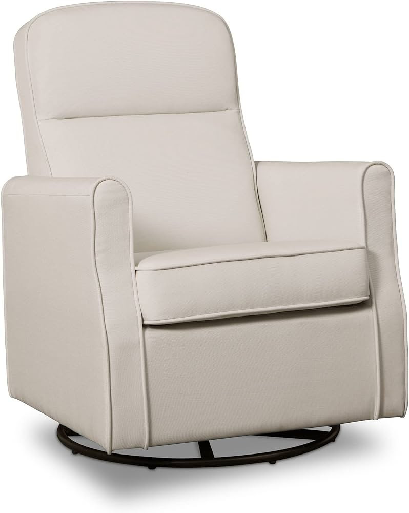 Delta Children Blair Slim Nursery Glider Swivel Rocker Chair, Cream | Amazon (US)