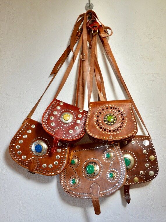 Moroccan Leather Saddle Bag, Leather Crossbody Bag, Leather Shoulder Bag, Handmade Leather Bag, L... | Etsy (NL)