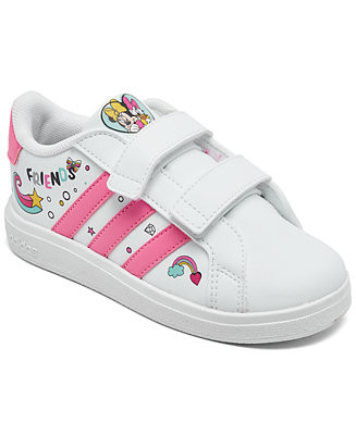 adidas Toddler Girls X Disney Grand Court Minnie Mouse Stay-Put Casual Sneakers from Finish Line ... | Macys (US)