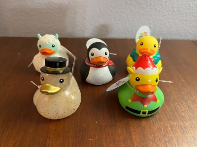 Target Bullseye Playground 2024 Set of 5 Christmas Rubber Ducks  | eBay | eBay US