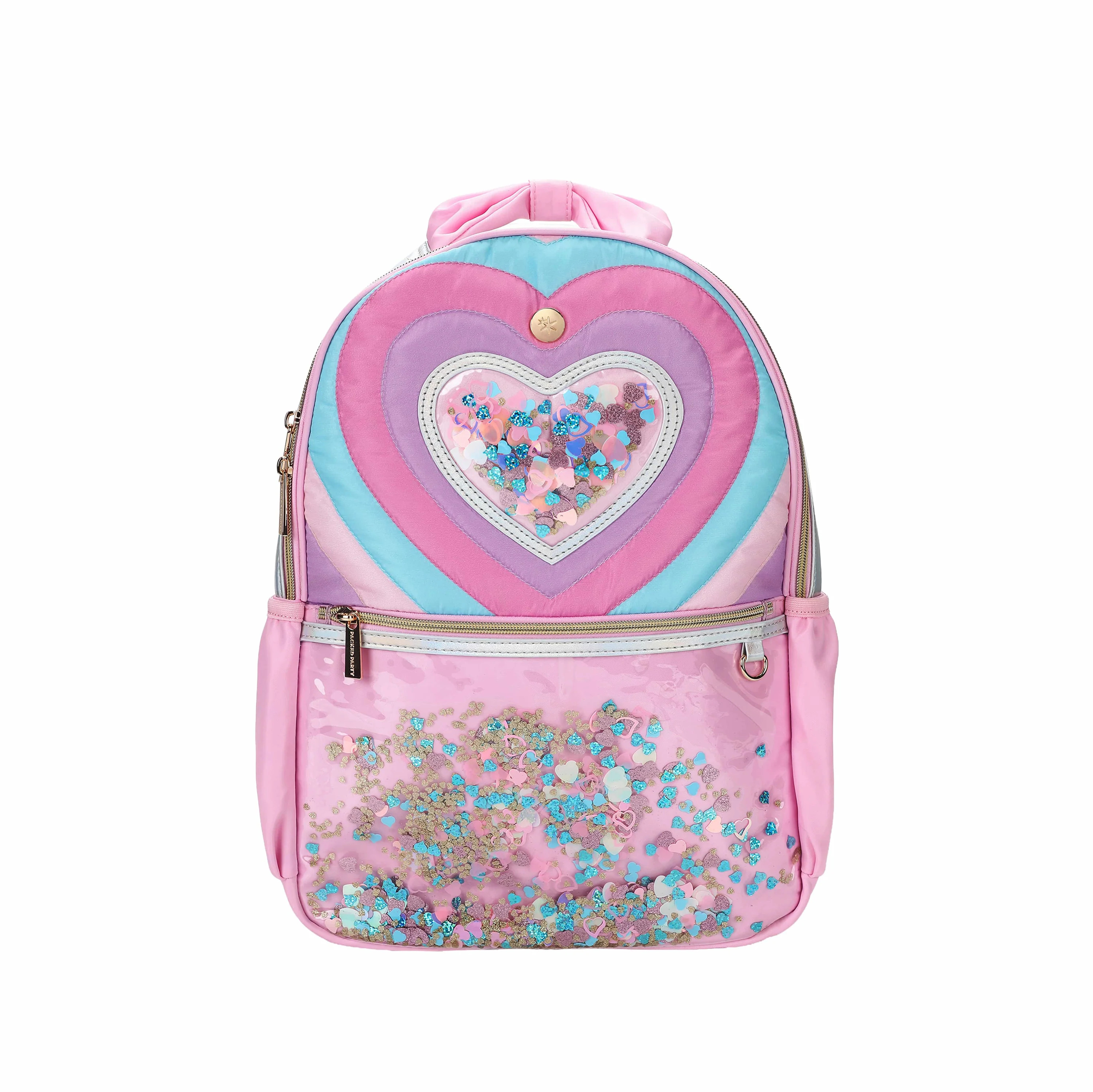 Quilted Confetti Heart Backpack | Packed Party