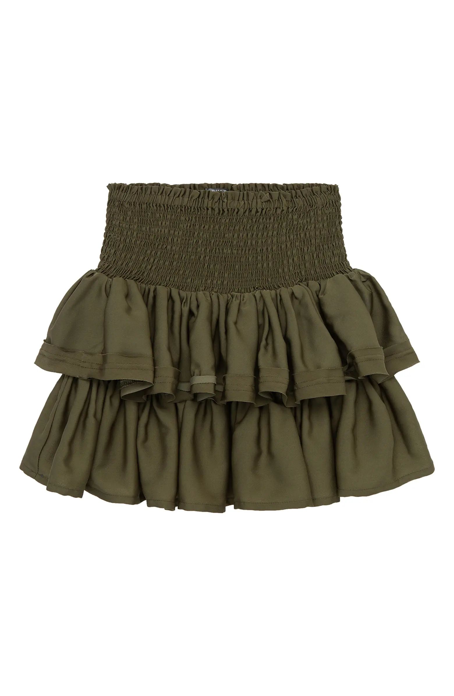 Truce Kids' Smocked Waist Tiered Skirt | Nordstrom | Nordstrom