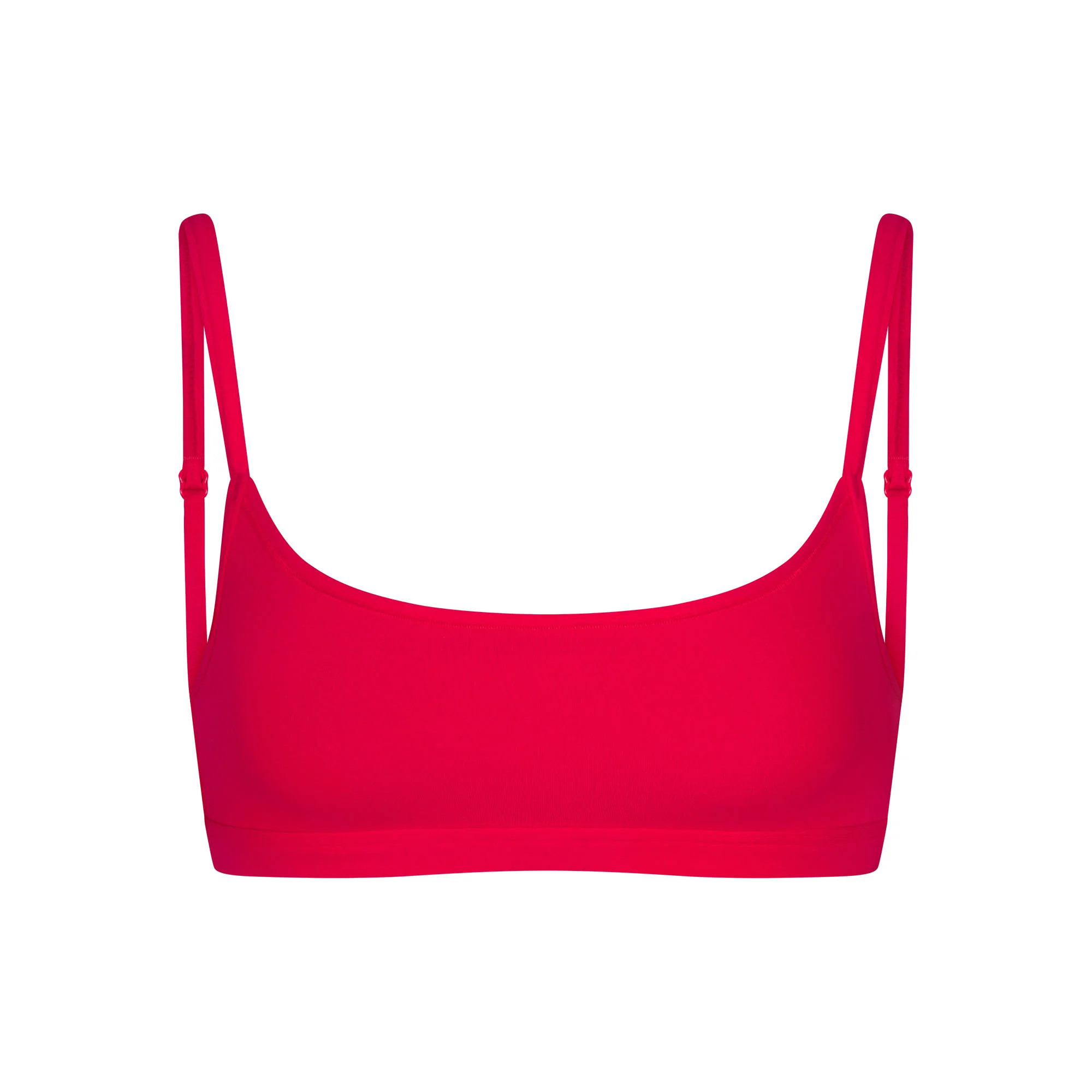 SKIMS Scoop Bralette | Red | XL | Everyday Cotton | SKIMS (US)