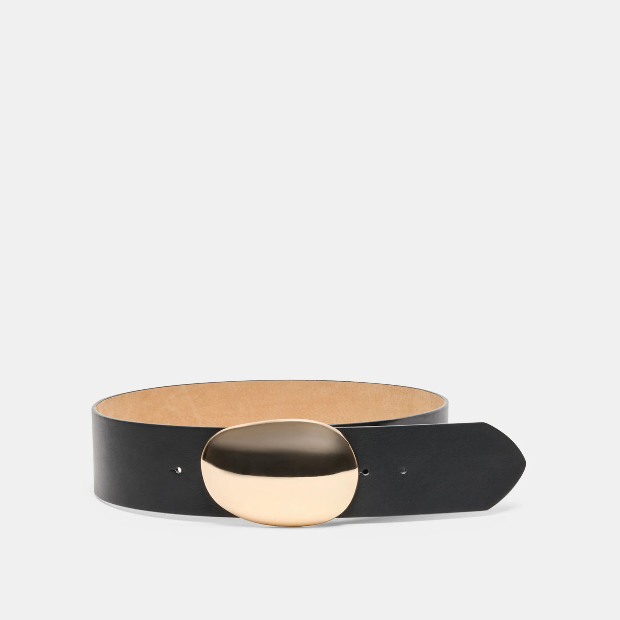 Bubble Buckle Belt Black Gold | DolceVita.com