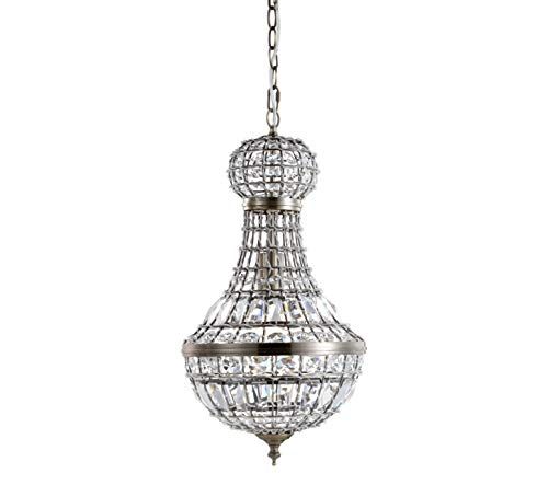 JONATHAN Y JYL6108A Regina 10" Crystal/Metal Empire LED Chandelier Glam,Contemporary,Transitional Di | Amazon (US)
