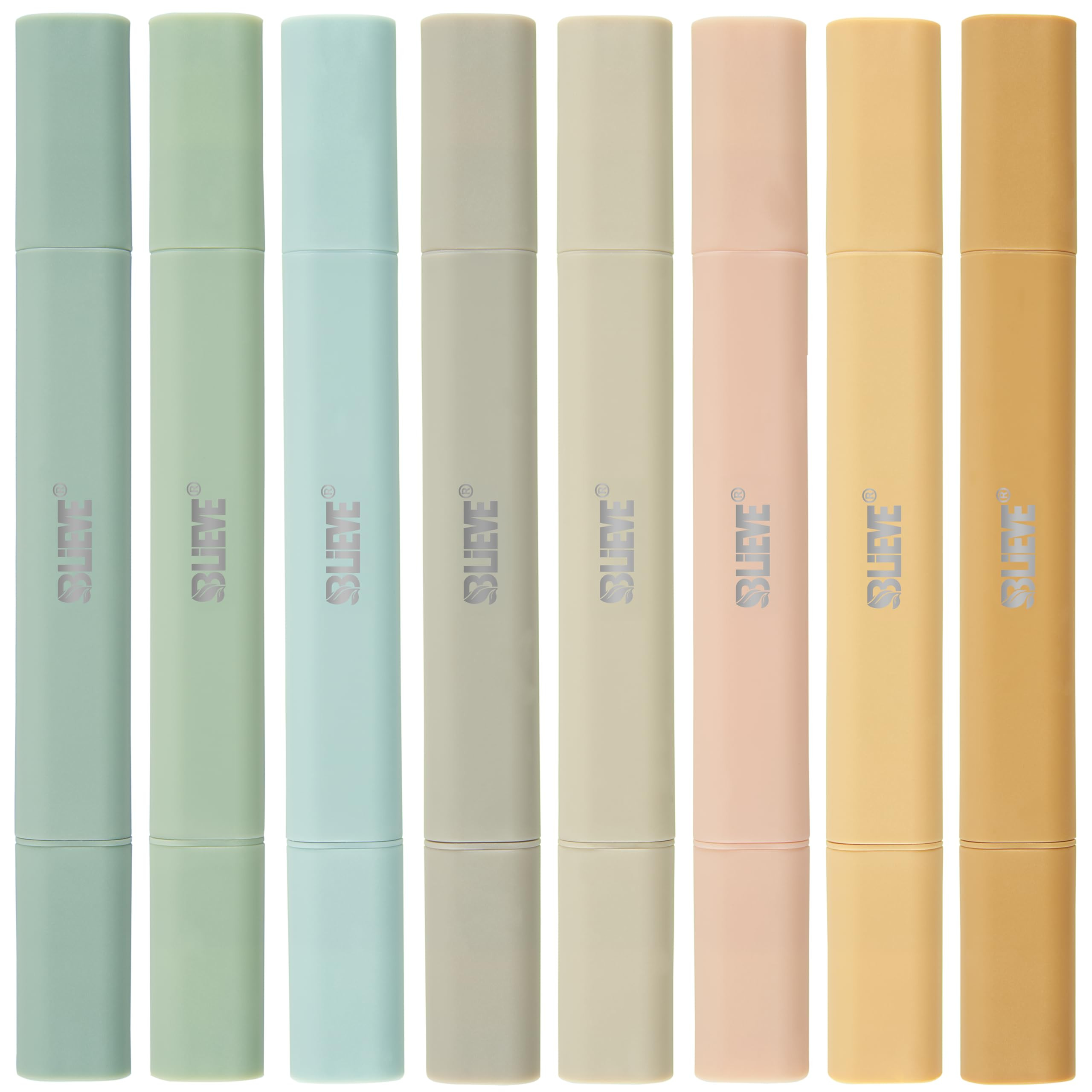 BLIEVE- Aesthetic Bible Highlighters No Bleed Through Assorted Colors, Cute Highlighter Dual Tip ... | Amazon (US)