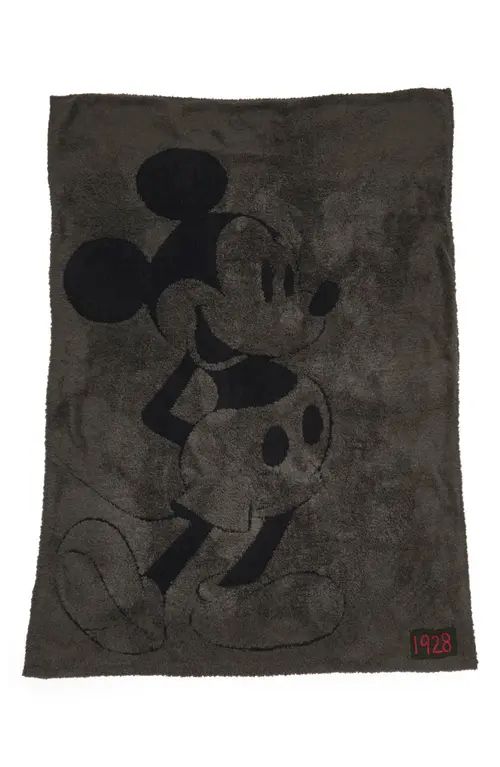 barefoot dreams Disney® Classic Blanket in Carbon/Black at Nordstrom | Nordstrom