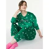 Joyspun Women's Stretch Velour Pajama Set with Sock, 3-Piece Set, Sizes S to 3X | Walmart (US)