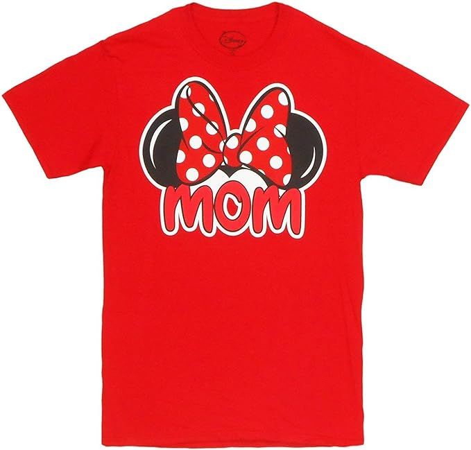 Disney Adults Minnie Mouse Mom Fan T-Shirt | Amazon (US)