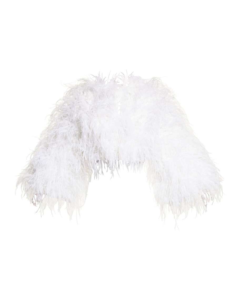 Paolo Feather Jacket | Neiman Marcus
