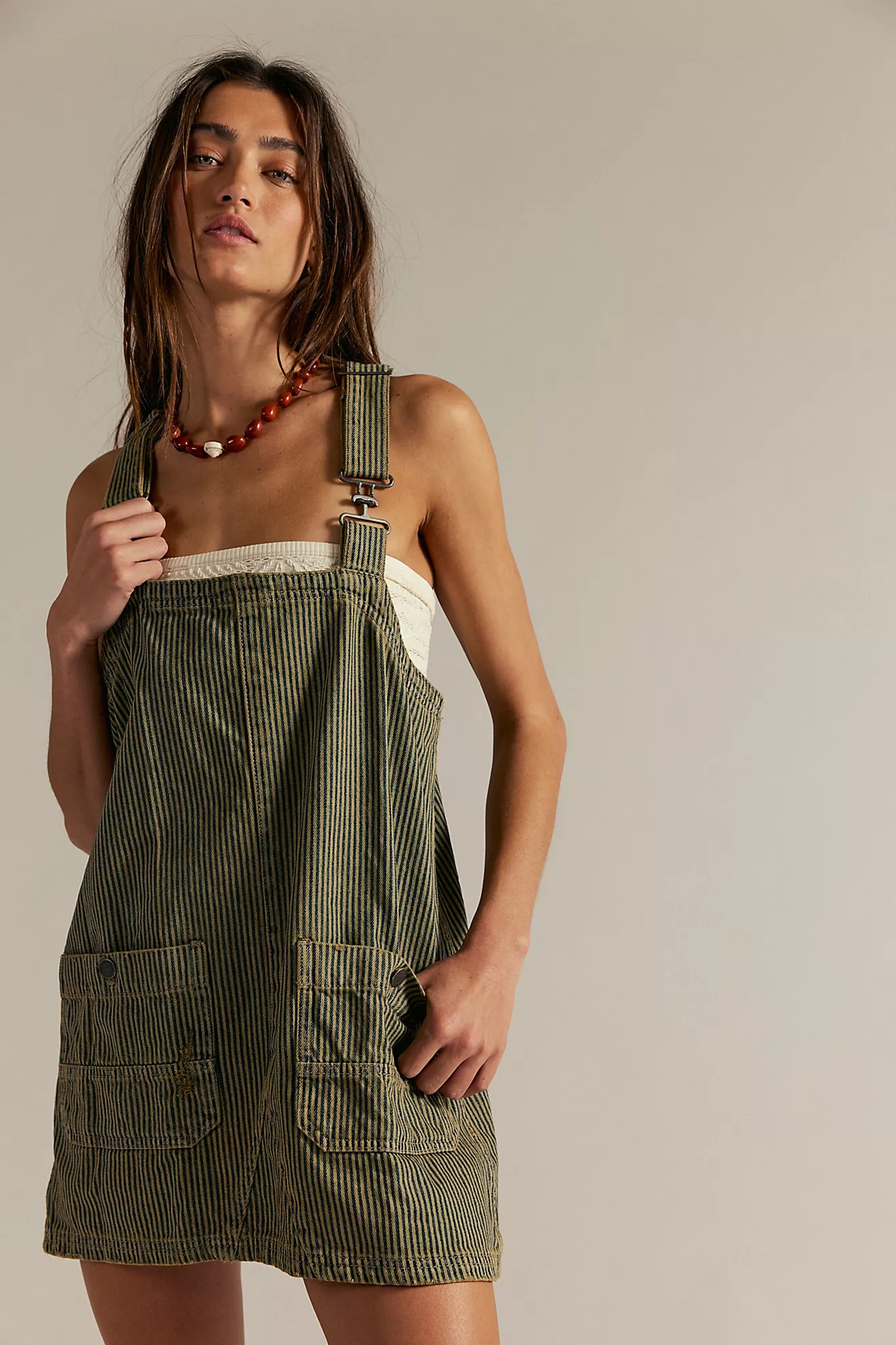 We The Free Overall Smock Mini Railroad Top | Free People (Global - UK&FR Excluded)