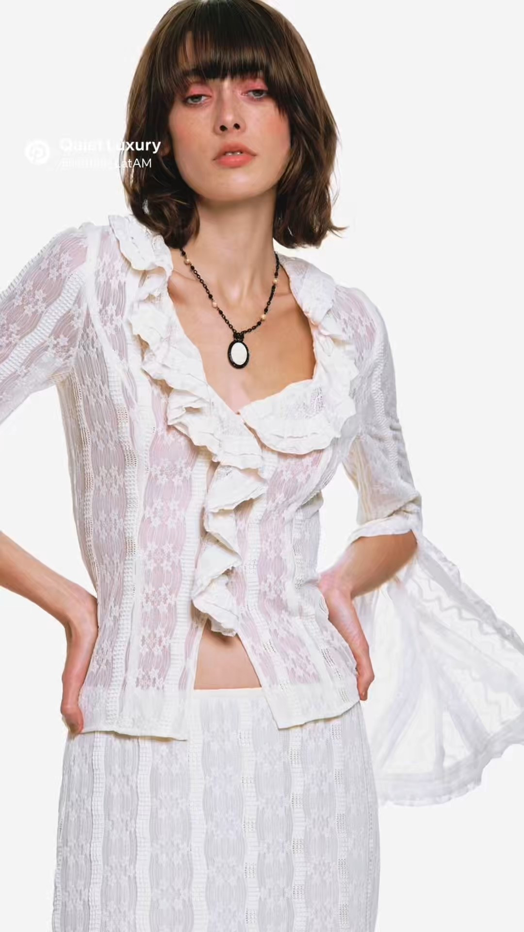 Romantic lace that doesn’t feel stiff or fussy 🤍
This Anna Sui Floral Ruffle Stretch Lace Blouse is lightweight, softly stretchy, and surprisingly easy to wear. The ruffles add movement without bulk, and the fabric has just enough give to feel comfortable all day.

I love it tucked into trousers, layered under dresses, or styled simply with denim for that vintage-meets-modern look. It’s one of those pieces that feels delicate but wears like a staple — feminine, timeless, and very Anna Sui.

True to size with a flexible fit.
Shop this look via LTK 🤍


#LTKWedding #LTKWorkwear #LTKootd