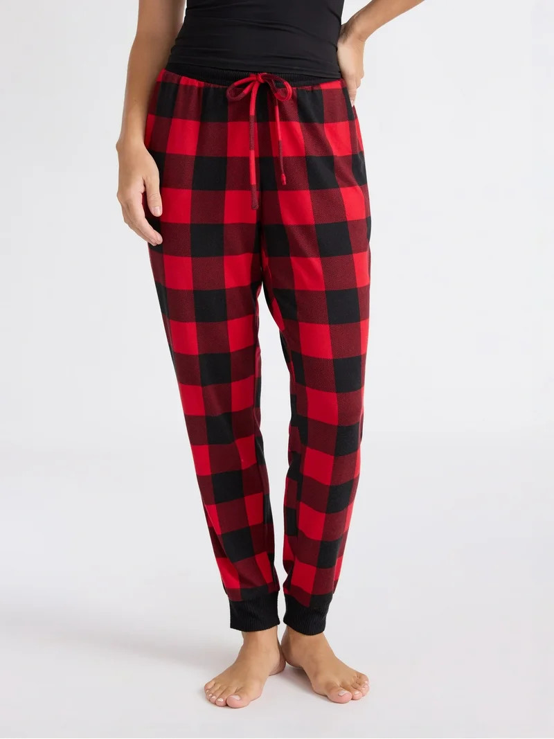 Joyspun Women's Cozy Lounge Collection Hacci Knit Sleep Joggers, 29'' Inseam, Sizes XS-3X | Walmart (US)