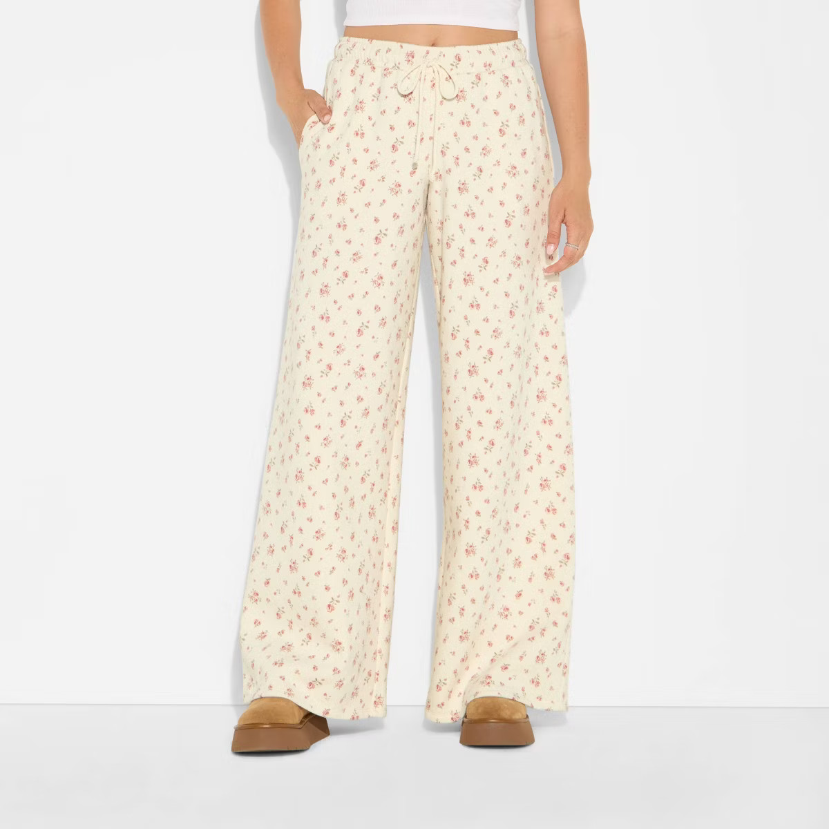 Women's Low-Rise Super Wide Leg Pull-On Pants - Wild Fable™ | Target
