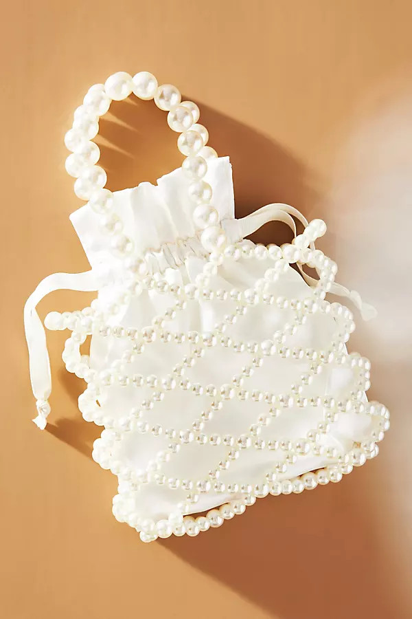 Gracie Pearl Satin Bag | Anthropologie (US)