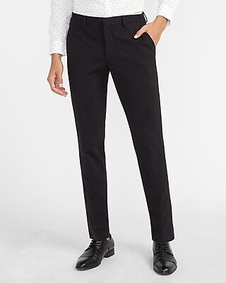 Extra Slim Black Luxe Comfort Soft Suit Pant | Express