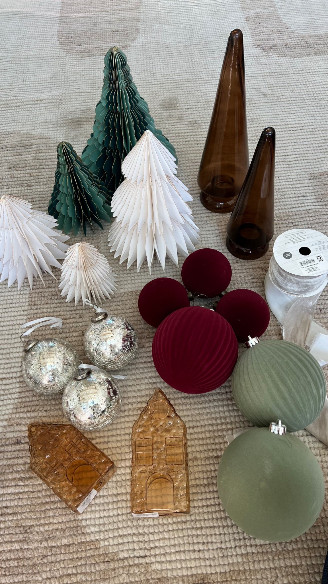 Christmas decor from Walmart!  These affordable Christmas decorations & ornaments have a high sell out risk 🎄

Walmart home, Walmart Christmas, velvet ornaments, shatter proof ornaments, origami tree decor, Christmas ribbon, Christmas village house

#LTKHome #LTKFindsUnder50 #LTKSeasonal