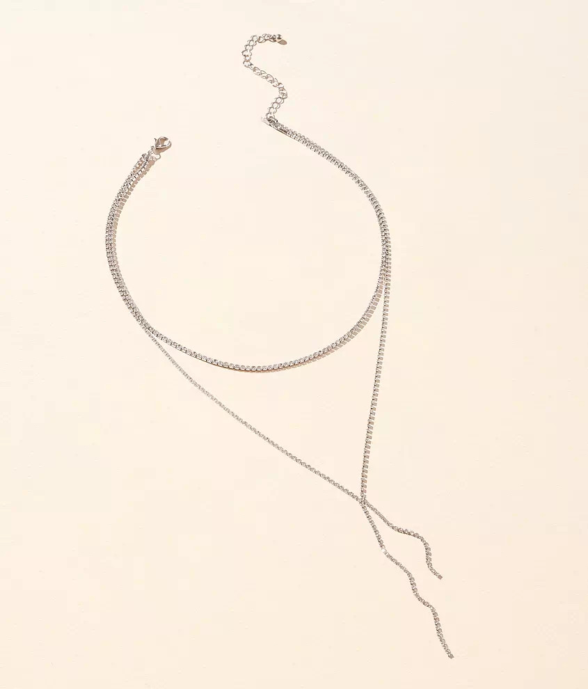 ExclusiveTiered Rhinestone Necklaceboutique by BKEPrice $12.99What do you want to know about thi... | Buckle