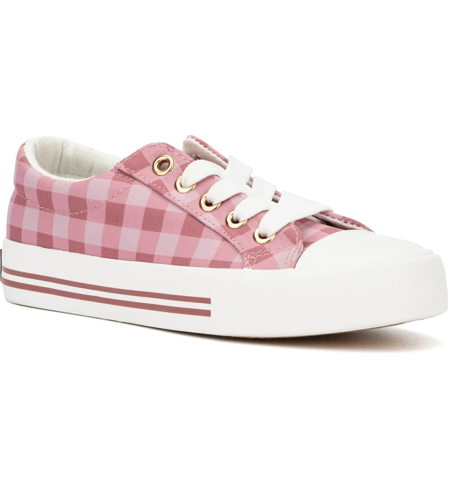 OLIVIA MILLER Kids' Plaid Sneaker | Nordstromrack | Nordstrom Rack